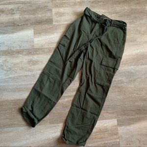 Forever 21 Olive Green Utility Pants